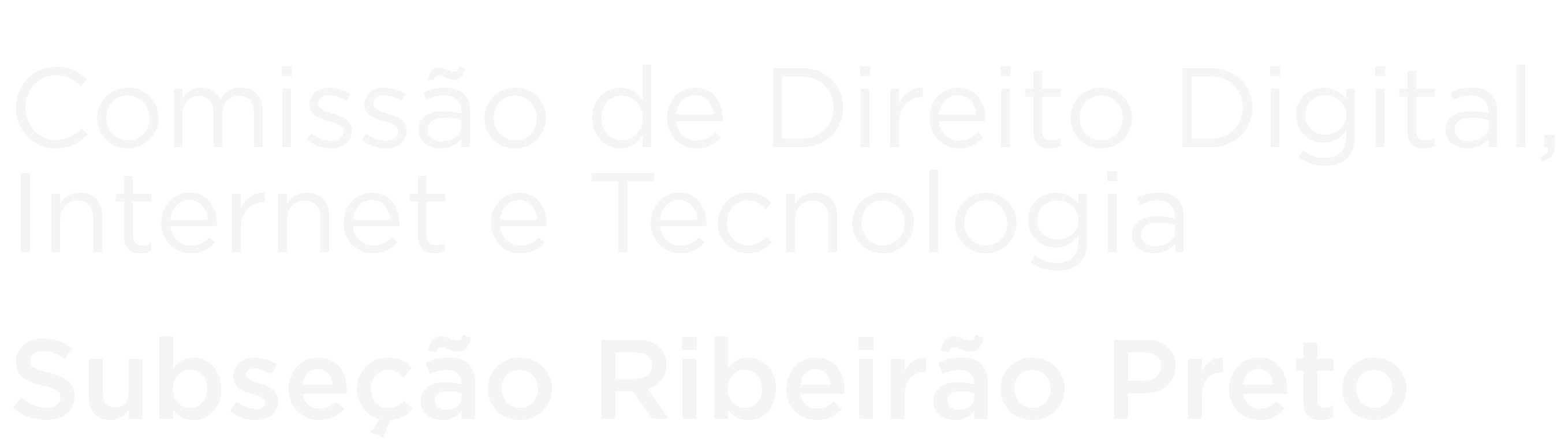 OAB SP - Comissão de Direito Digital, Internet e Tecnologia - Subseção Ribeirão Preto